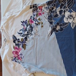 CJ Banks 3/4 Sleeve T-shirt 1x